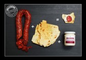 Crema di Pecorino with Salami & Music Bread